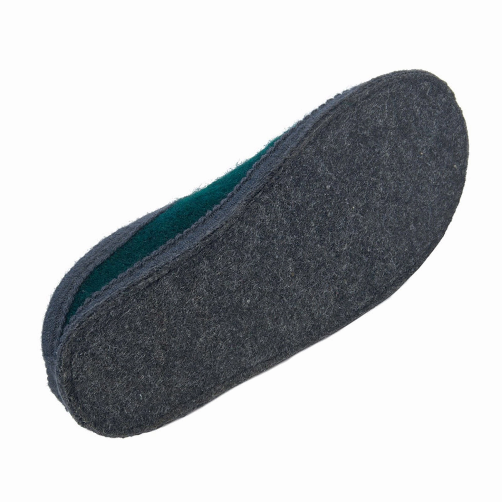 Bacinas Filzhausschuhe Pantoffel dark green/grey Pantoffeln Filzen Strickanleitung