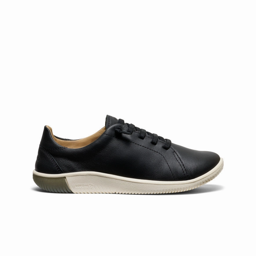 Women's KNX Leather Sneaker  |  Black/Star White Sneaker Reb L