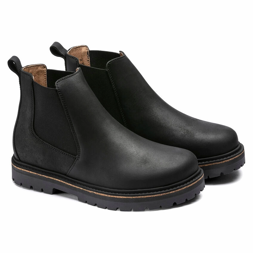 Stalon Chelsea Damen Stiefelette - Schwarz Vegane Flora Chelsea Boots
