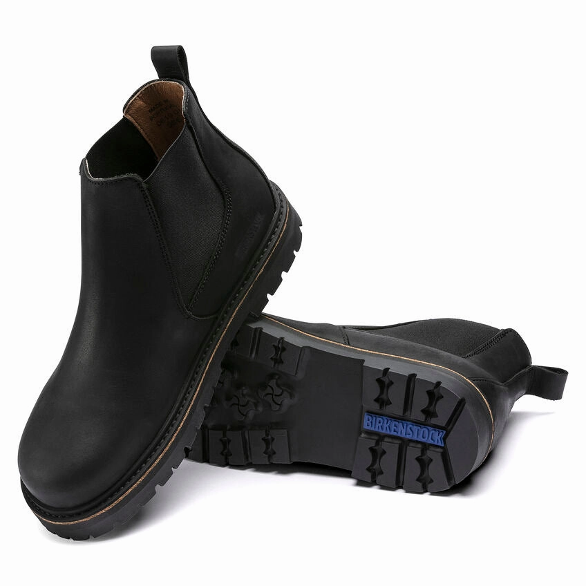 Stiefeletten Mit Perlen Absatz Stalon Chelsea Herren Stiefelette - Schwarz