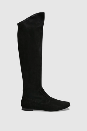 Stiefel Für Einlagen Stiefel 6489 Camoscio Stretch Black