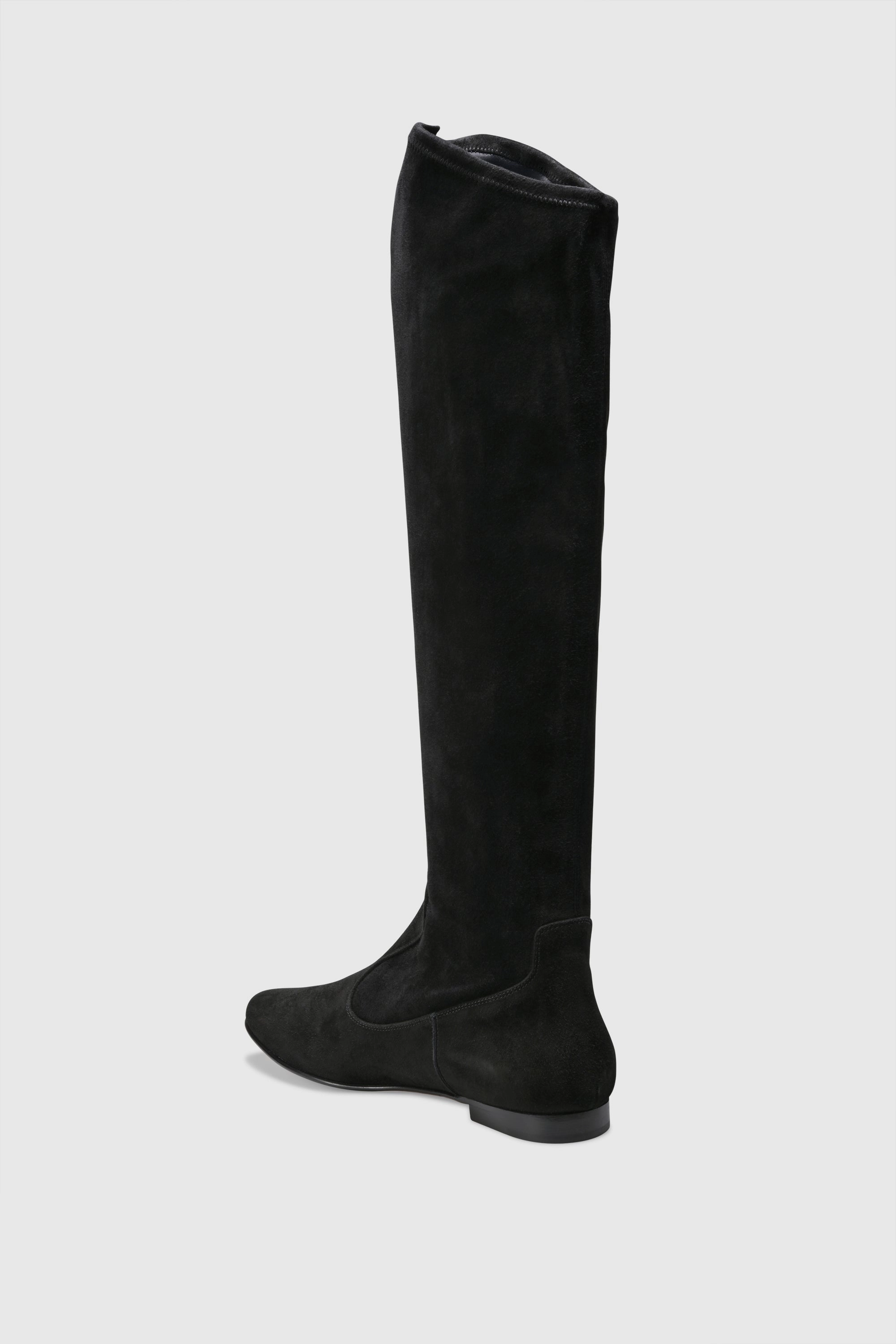 Stiefel Ersatzteile Stiefel 6489 Camoscio Stretch Black