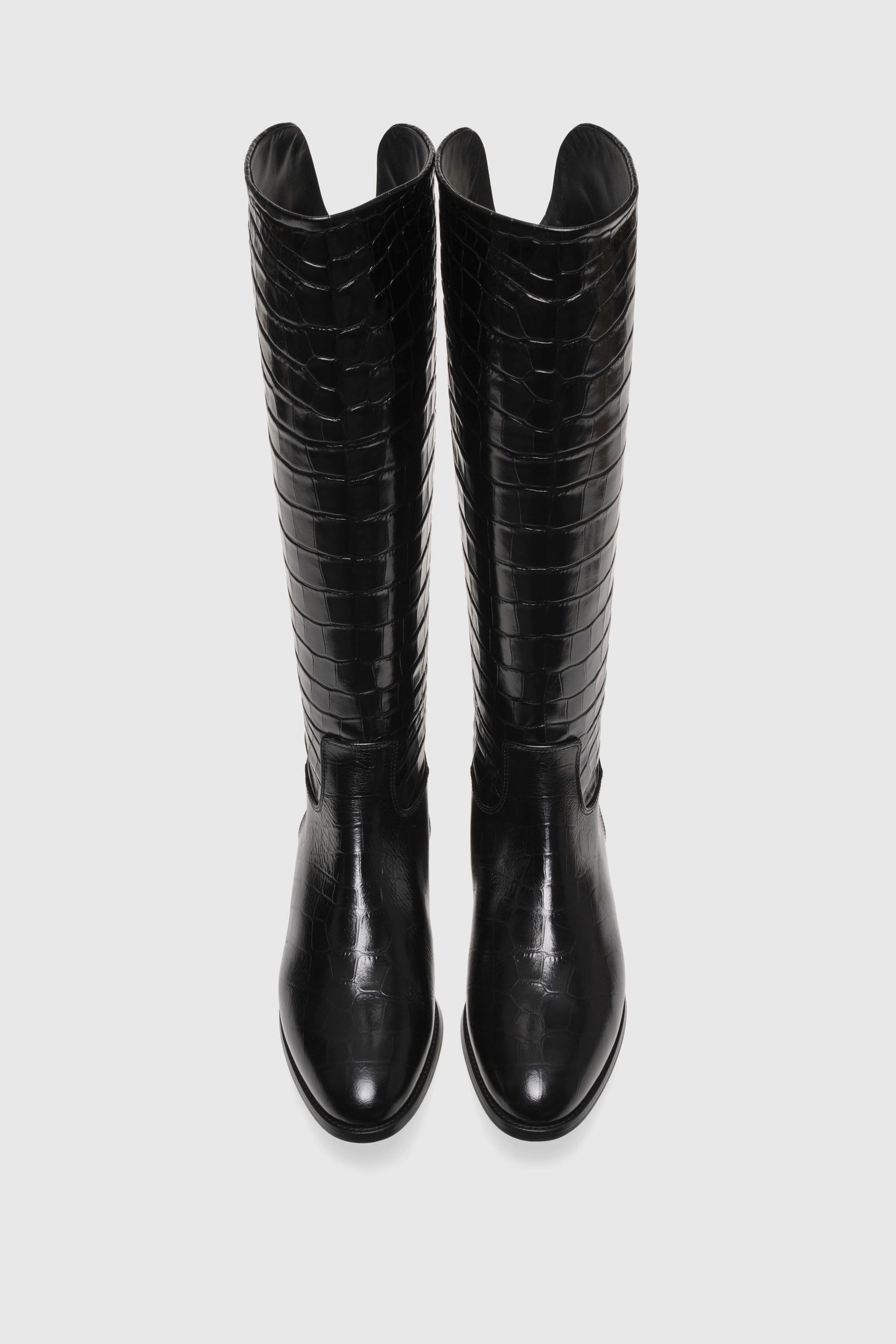 Business Outfit Stiefel Stiefel 9273 Cocco Stampato Black