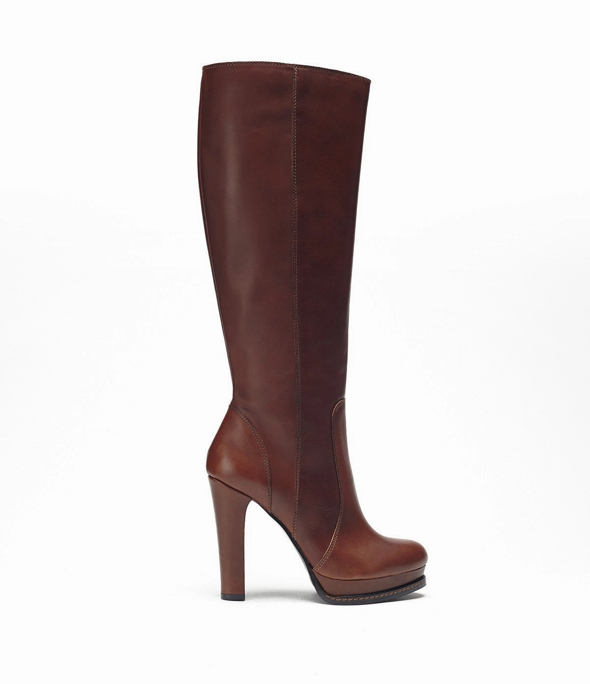 Langschaftstiefel Eva braun Gladiator Stiefel Mit Absatz