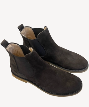 Marie Morenz 1421 Jodpur Velour Braun Teure Stiefel