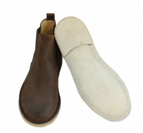 Stiefel Mit Stoff Marie Morenz 1421 Jodpur Velour Braun