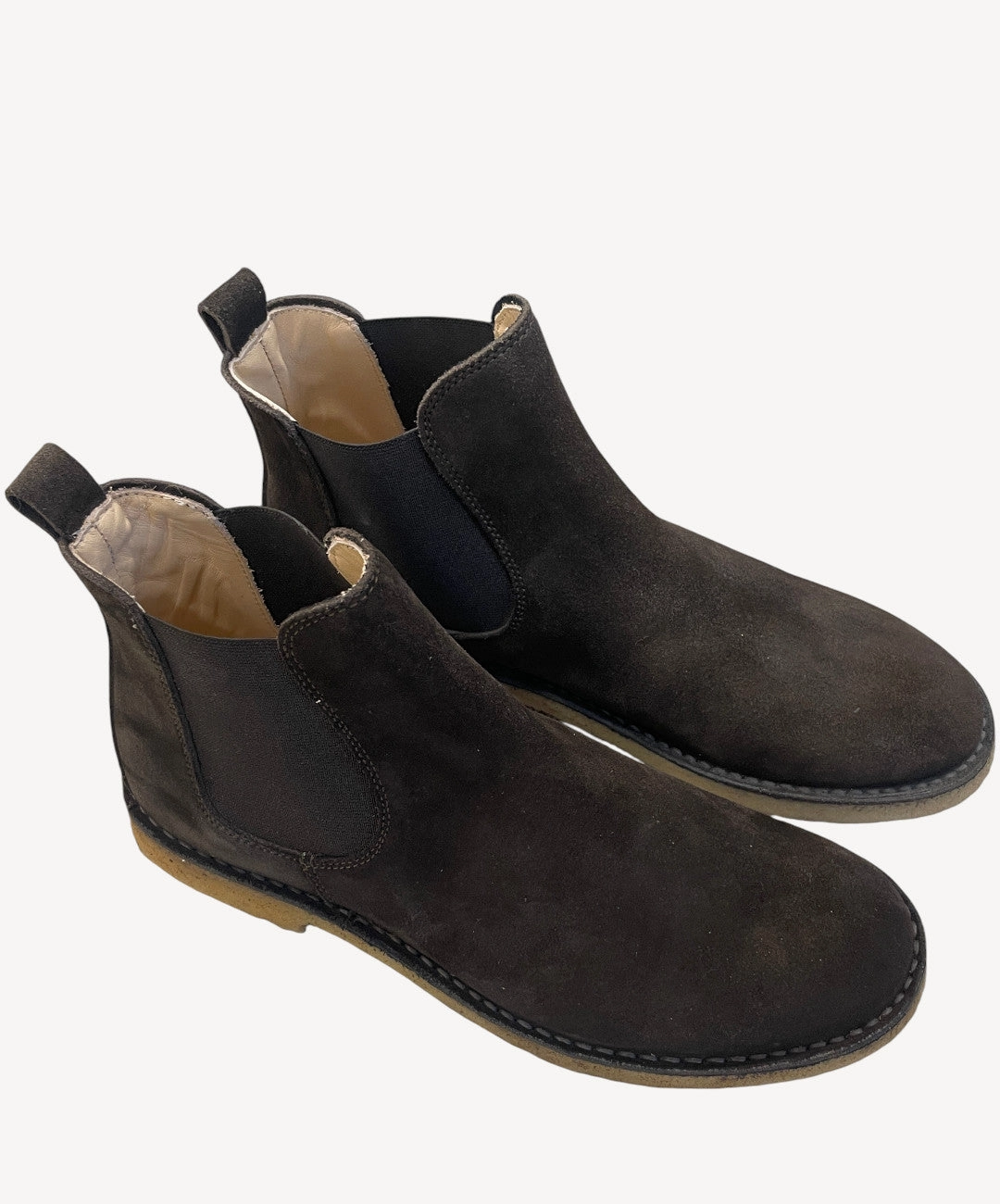 Marie Morenz 1421 Jodpur Velour Braun Fussball Stiefel