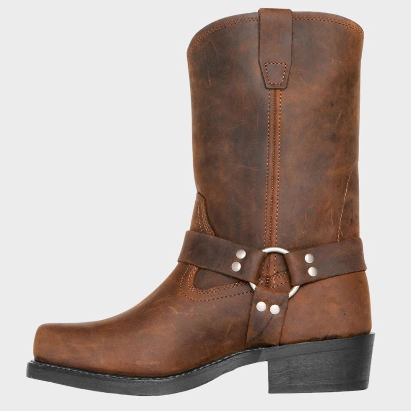 Stiefel Damen Western Style | Cowboy Schlank Swat Stiefel Wasserdicht