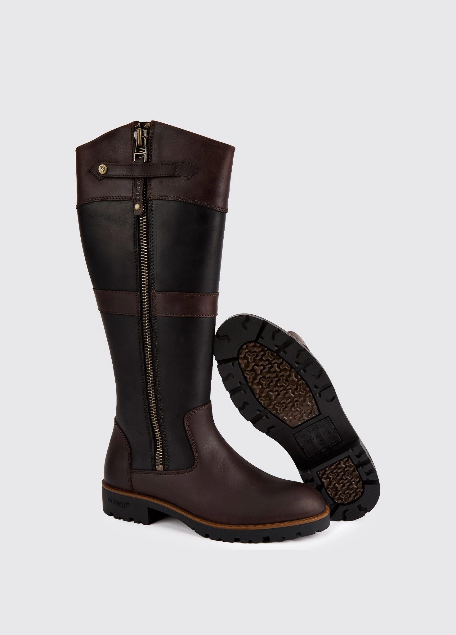 Roundstone Outdoor-Stiefel - Black/Brown Stiefel 5 Cm Absatz