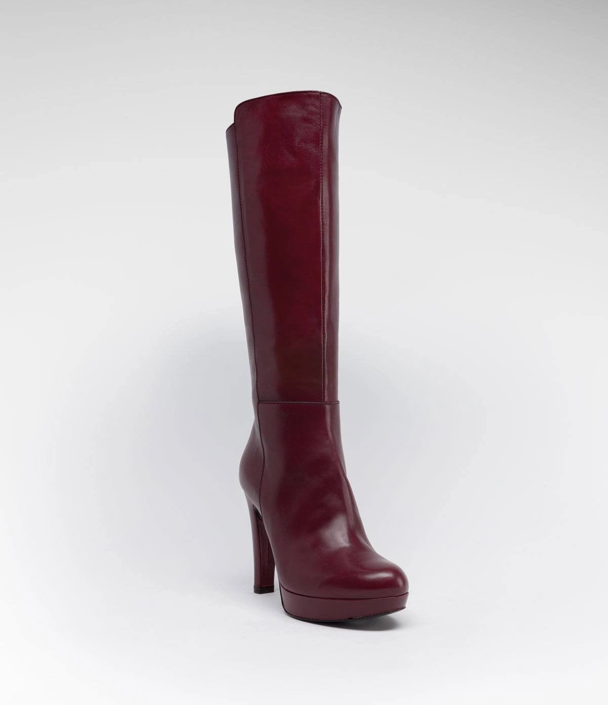 Langschaftstiefel Aurelia bordeaux 80er Stiefel