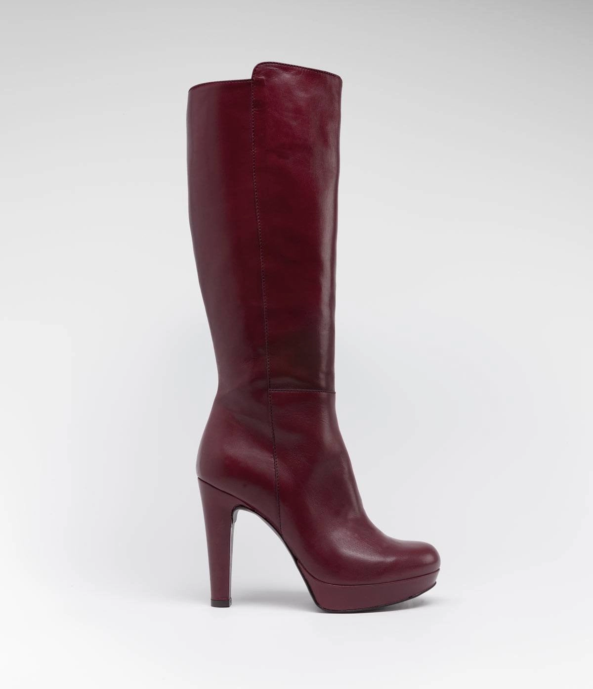 Langschaftstiefel Aurelia bordeaux Bundeswehr Stiefel Schwer