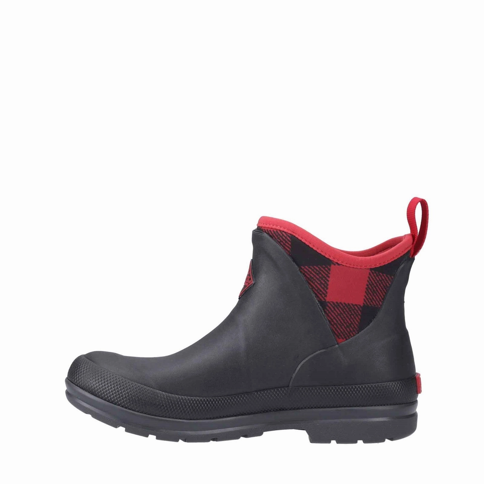 Stiefel Gr 43 Damen Muck Originals Ankleboots mit Anziehlasche | Black/Buffalo Plaid