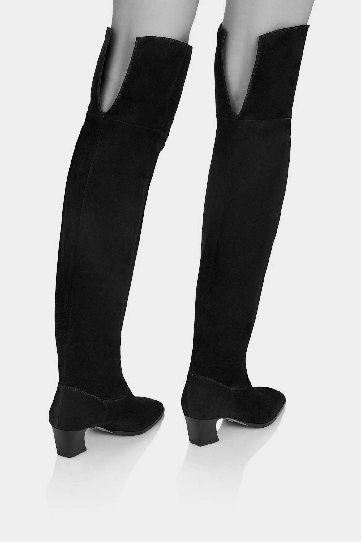 Stiefel Nomad 50 in Suede Schwarz Di Marni Stiefel