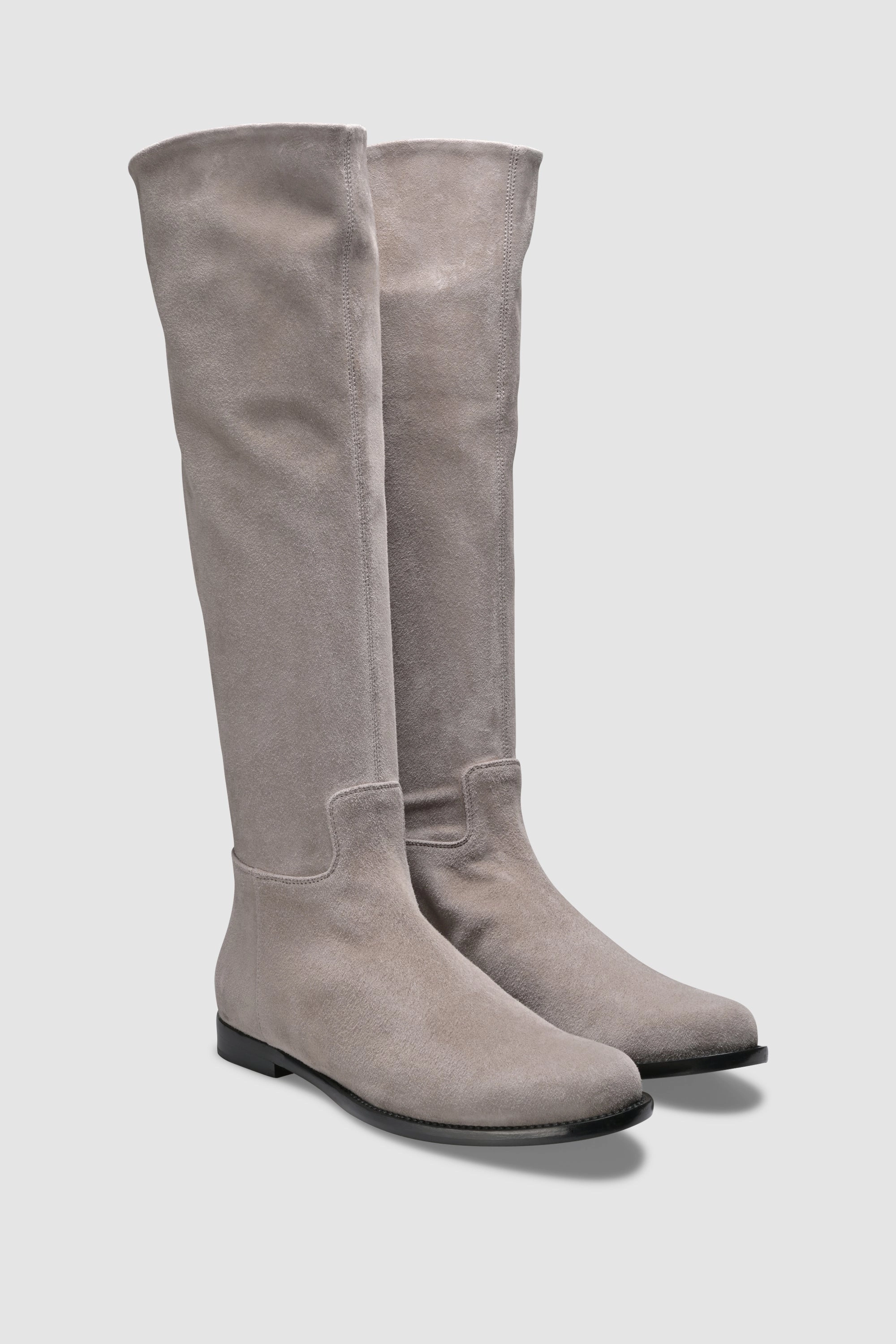 Stiefel 2922 Camoscio Stretch Light Taupe La Bottega Di Lisa Stiefel