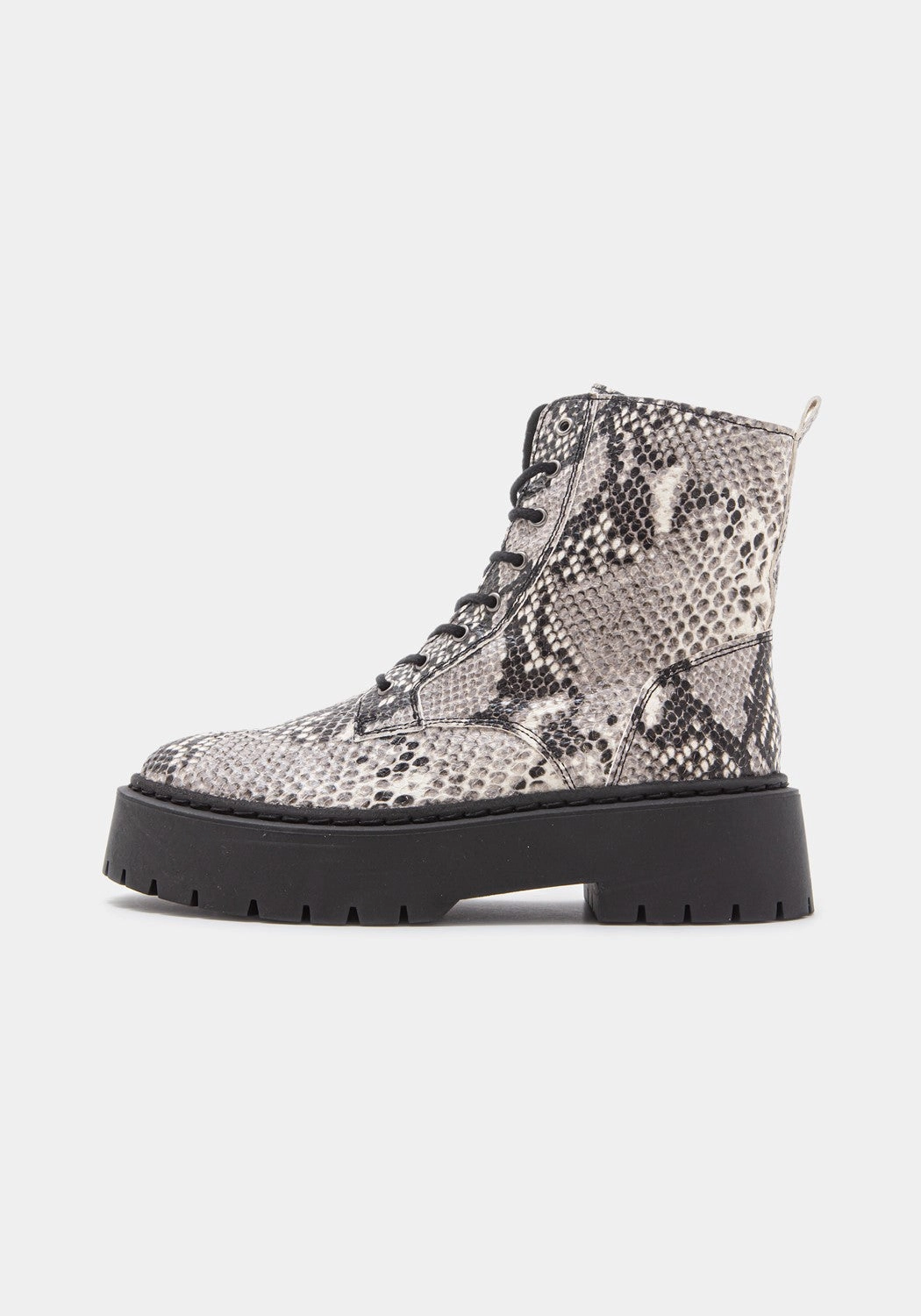 Stiefel Weiten Wade Mary Boot Pitton black/white snake