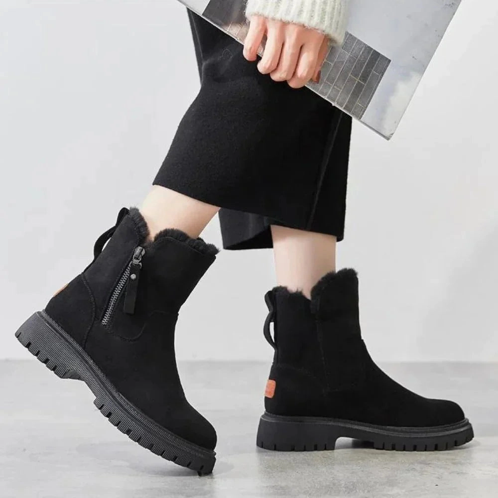 Damen Winterboots mit Futter und robuster Sohle Stiefel Sandro