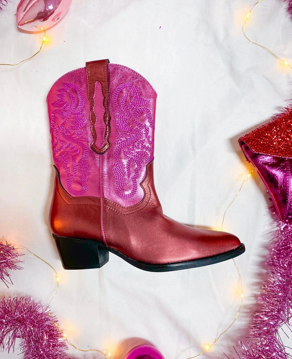 DWRS Brady - Westernstiefel metallic Lüke Schuhe Stiefeletten