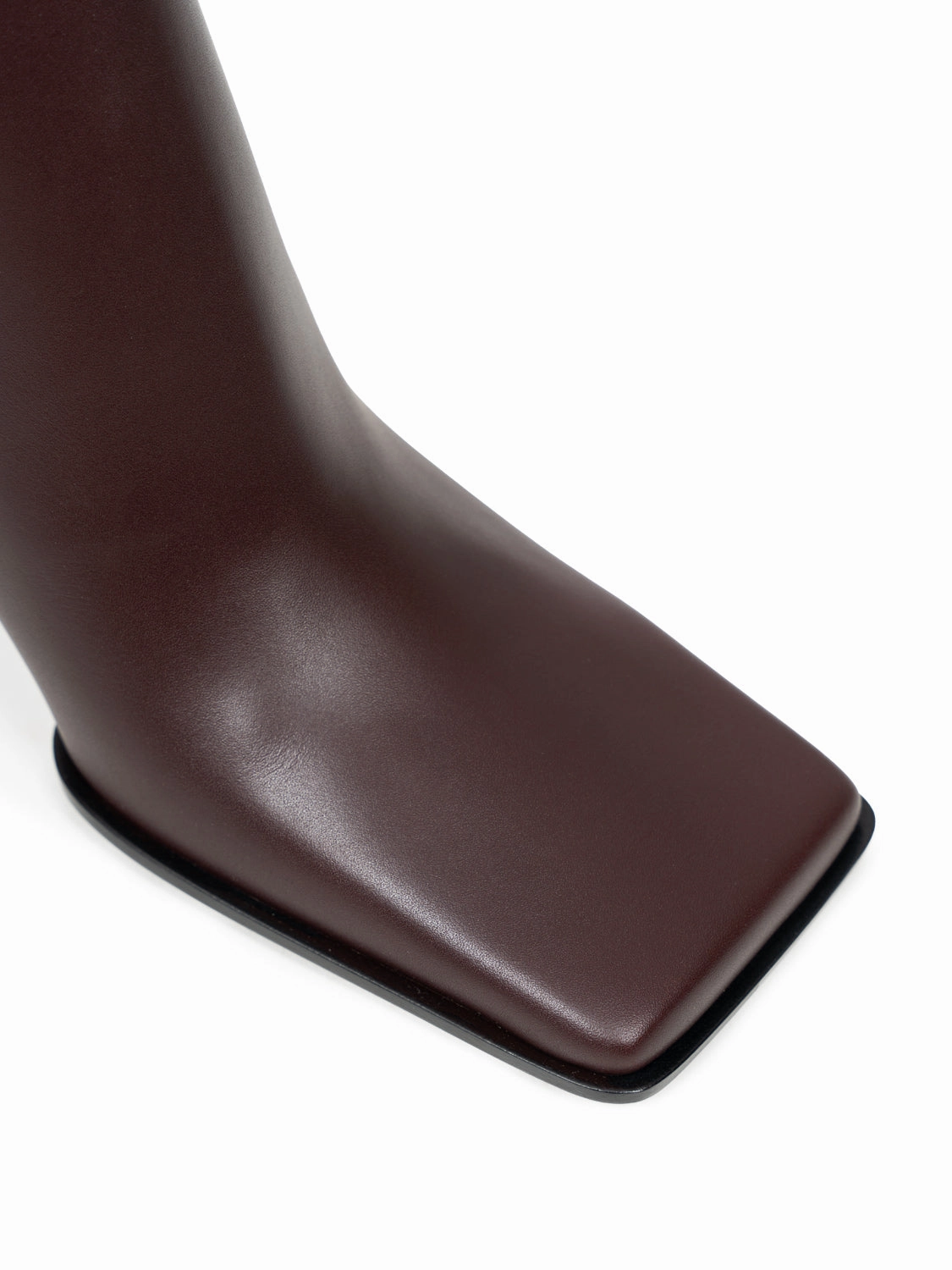 Kenzo Stiefeletten Quadratische Stiefelette aus Kalbsleder 90 mm