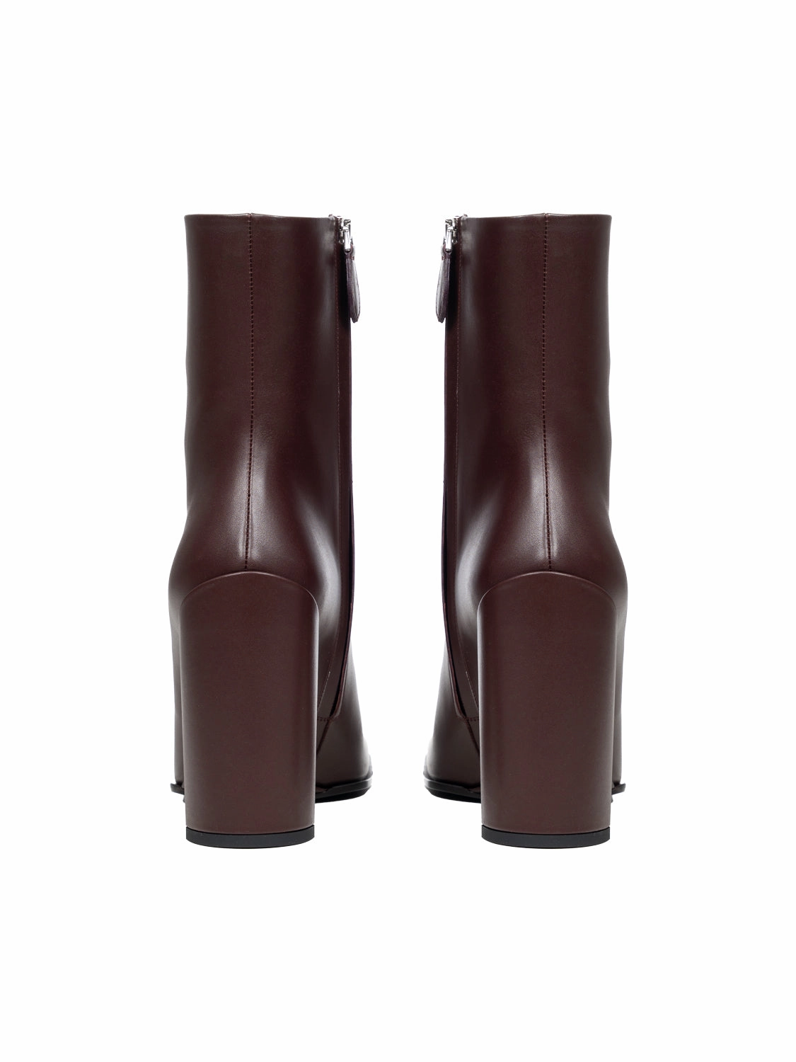 Quadratische Stiefelette aus Kalbsleder 90 mm Dirndl Mit Stiefeletten