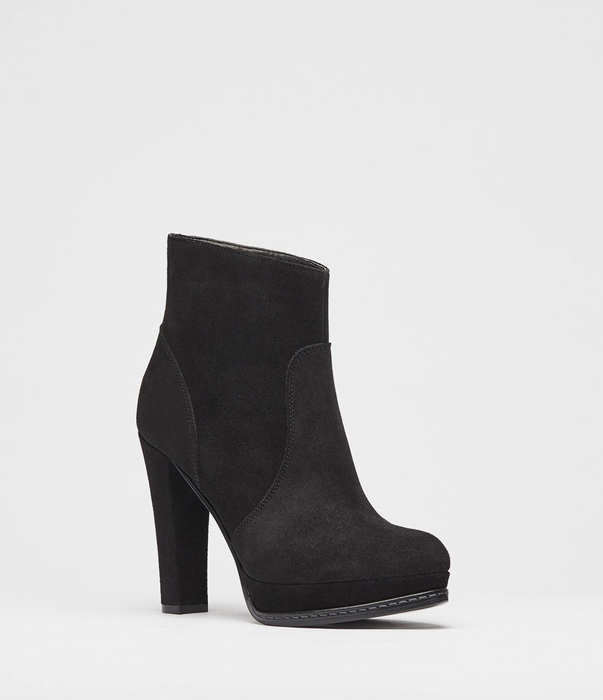 Plateaustiefeletten Flavia schwarz Qvc Vitaform Stiefeletten