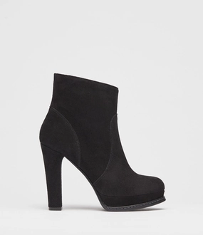 Biker Stiefeletten Mit Perlen Plateaustiefeletten Flavia schwarz