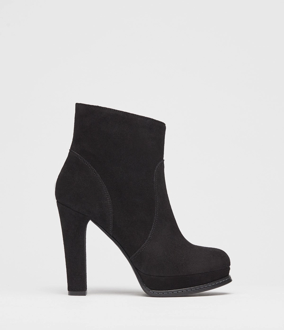 Plateaustiefeletten Flavia schwarz Stiefeletten Für Dicke Fesseln