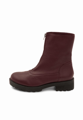 Stiefeletten Lammfellfutter perfekte Stiefelette Hirschleder