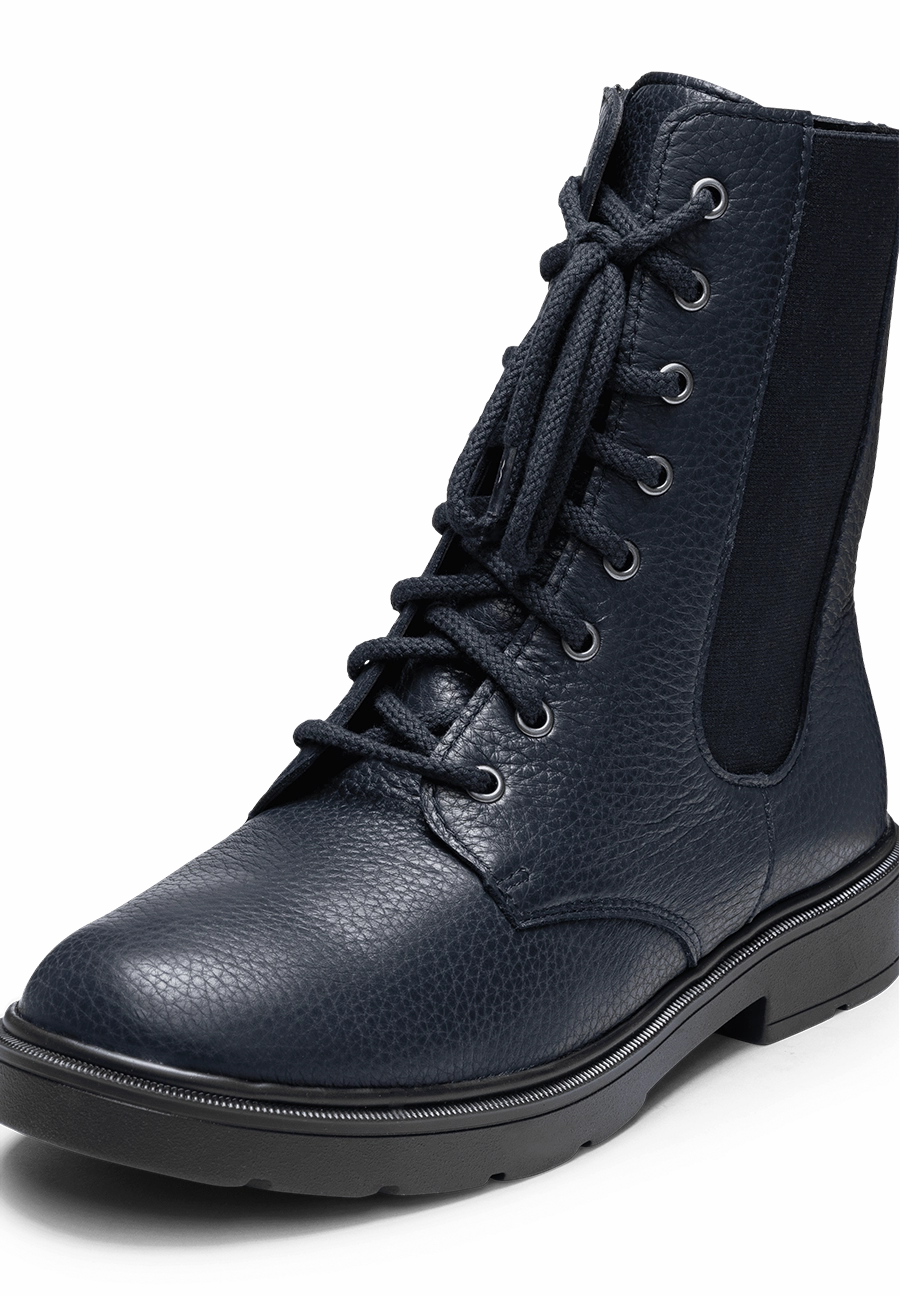 sehenswerte Stiefelette Hirschleder Stiefeletten Naturfarben