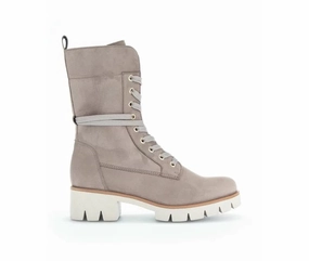 Mona Stiefeletten Gabor Biker- / Combat Boot taupe