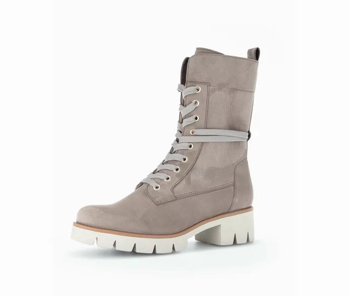 Hose Mit Stiefeletten Tragen Gabor Biker- / Combat Boot taupe