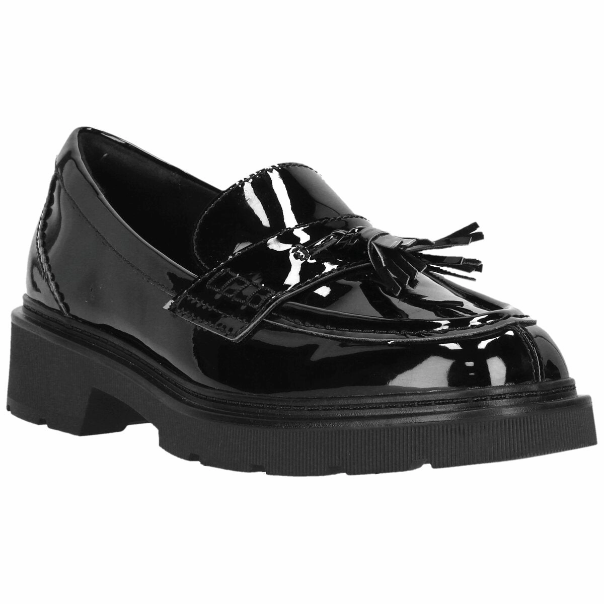 Clarks Lauryl Tassel D Sort Loafer Loafers With Sweatpants