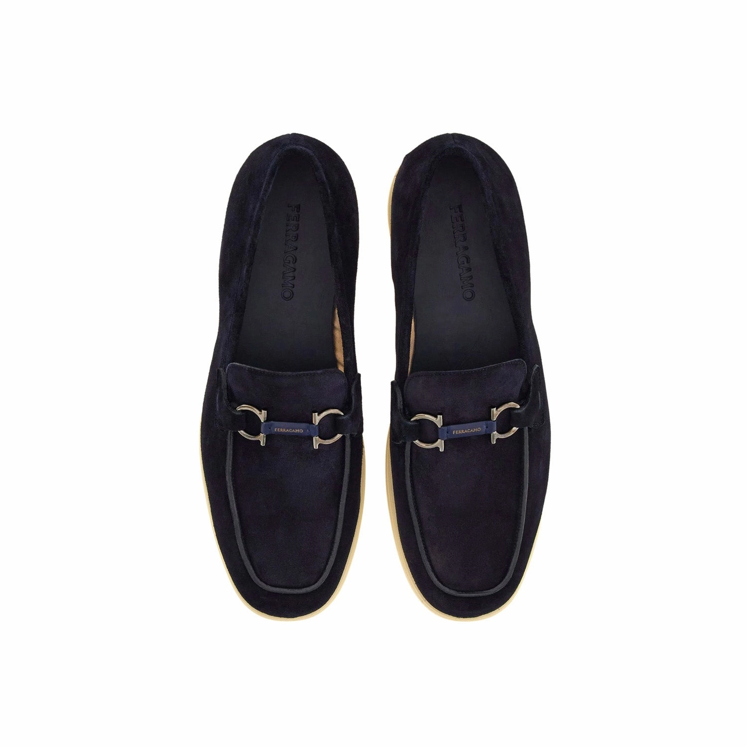 Ferragano Cosimo Casual Loafer With Gancini Ornament Emporio Armani Loafers