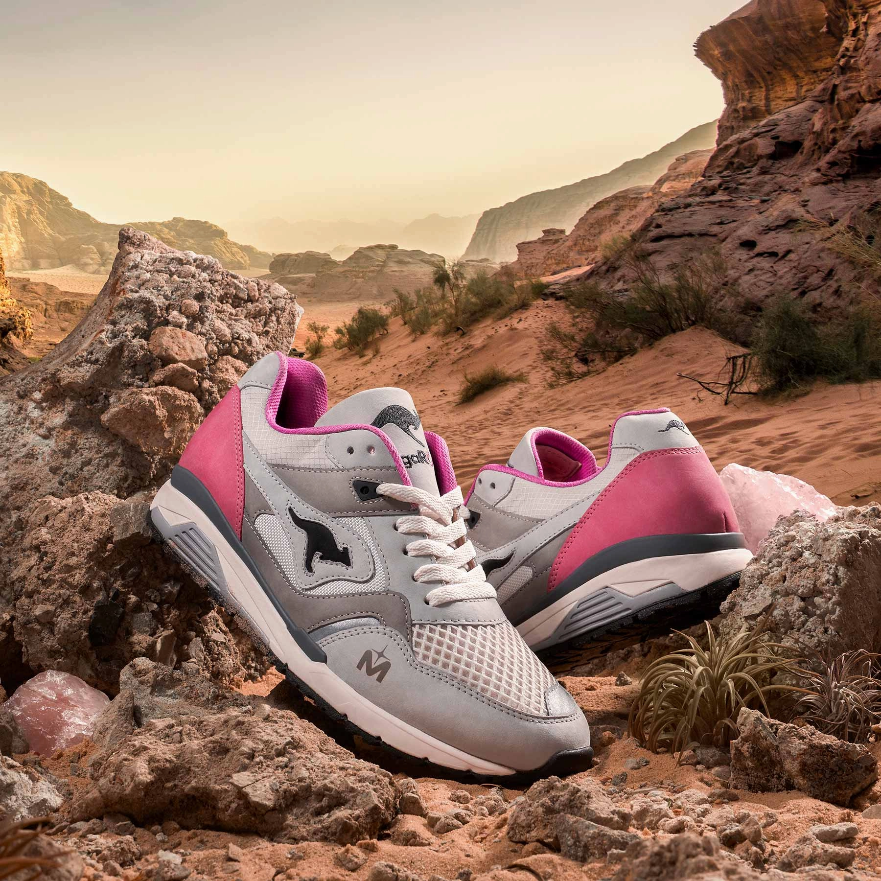 KangaROOS x Inside Job 1.5 "QUARTZ" Sneaker Pflege