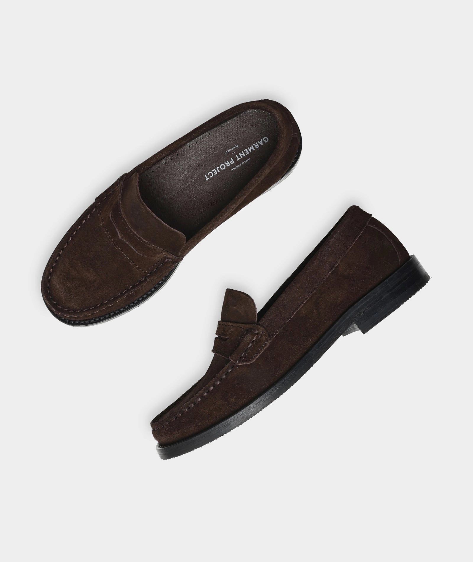 Audrey Loafers Miles Penny Loafer - Brown Suede