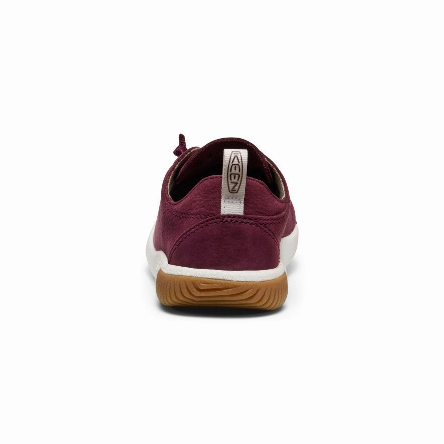 Big Kids' KNX Leather Sneaker  |  Fig/Star White Autry Knit Sneaker