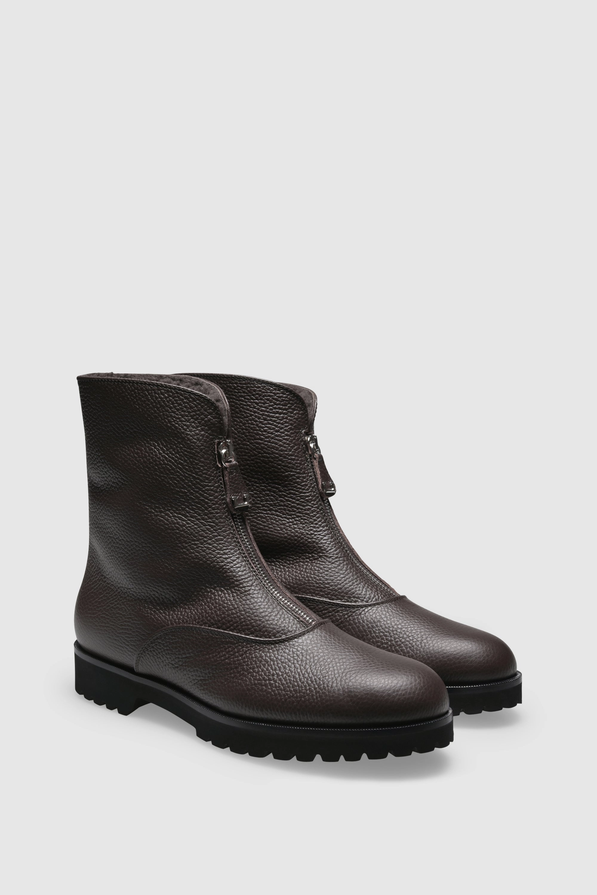 Aks Stiefel Stiefelette 9542 Eureka Chocolate Shearling Chocolate