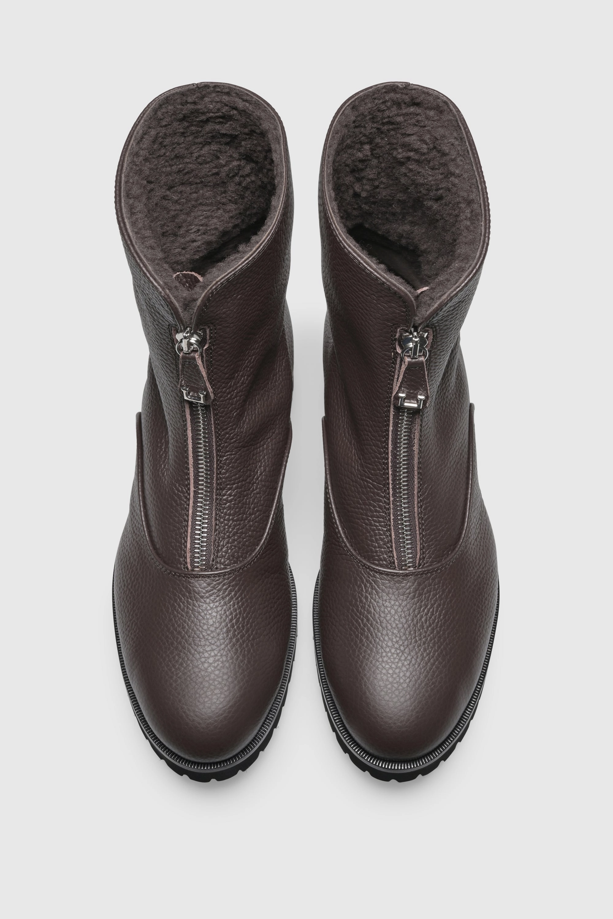 Stiefelette 9542 Eureka Chocolate Shearling Chocolate Anwältin Stiefel Bechdolf