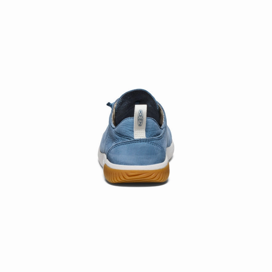 Big Kids' KNX Leather Sneaker  |  Coronet Blue/Vapor Weißer Sneaker Plateau
