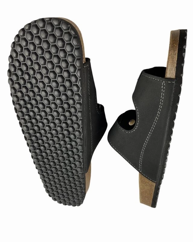 SUPERSOFT Herren Hausschuhe  Pantoffeln 174 001 BLACK Pantoffeln Heimwerker