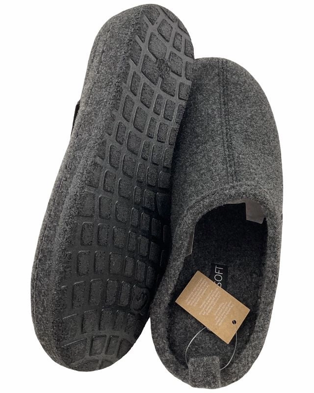 Pantoffeln Mädchen SUPERSOFT Herren Hausschuhe  Pantoffeln 511 184 DK.GREY