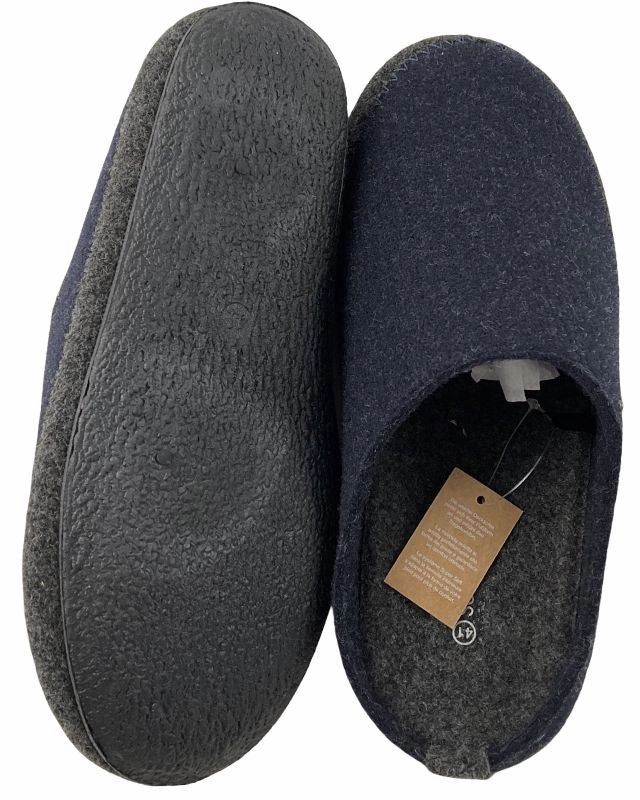 SUPERSOFT Herren Hausschuhe  Pantoffeln 511 190 NAVY Quietschende Pantoffeln