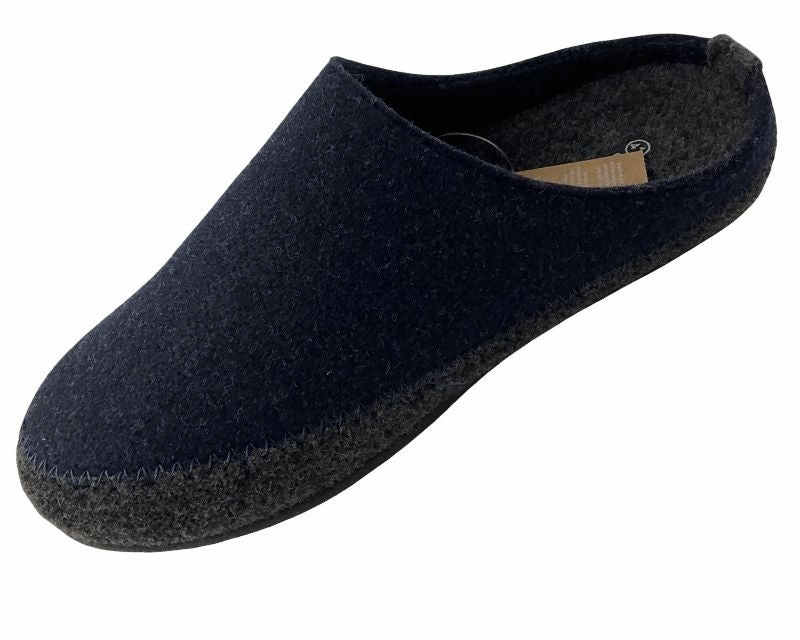 SUPERSOFT Herren Hausschuhe  Pantoffeln 511 190 NAVY Pantoffeln Billlig