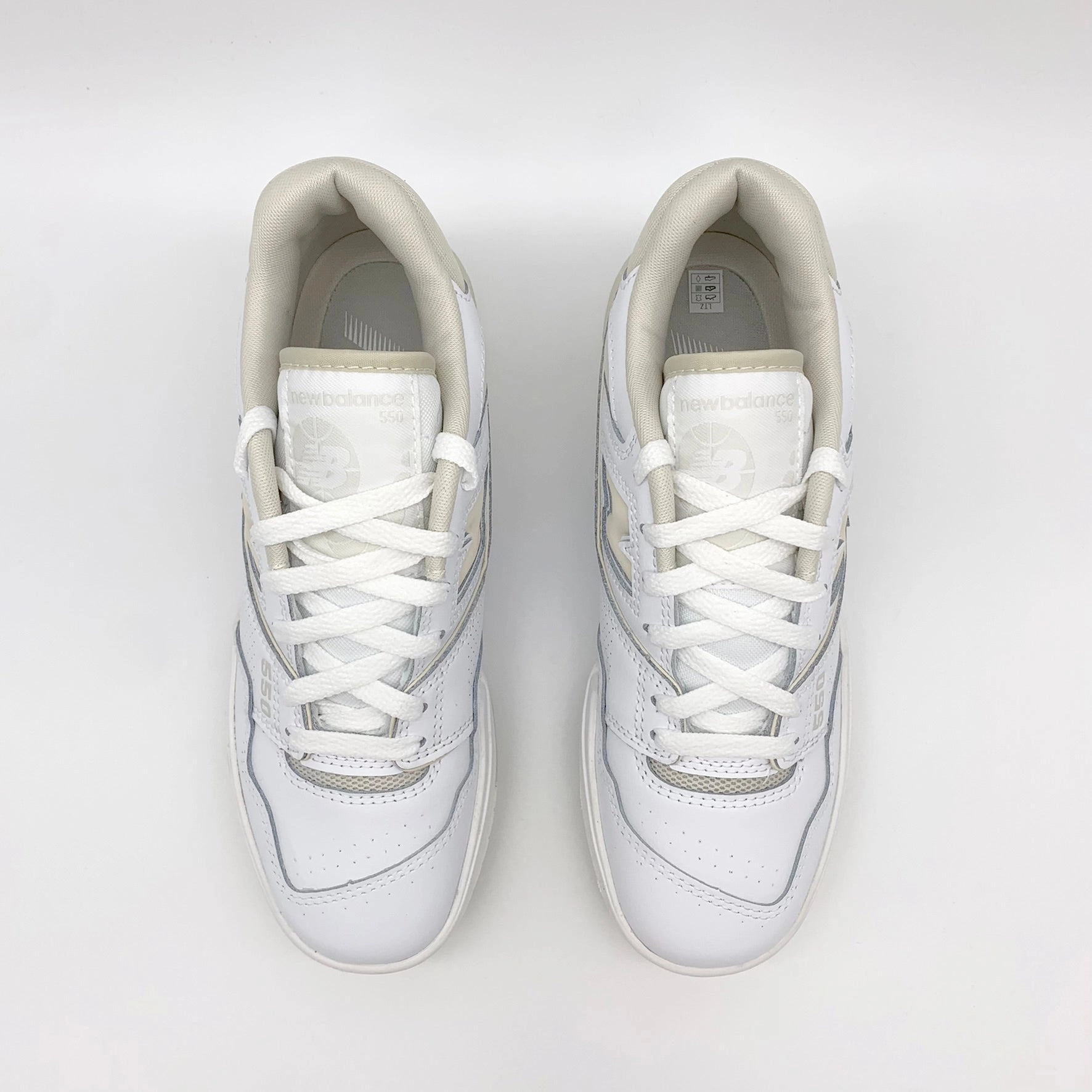 Basketball Pump Shoes New Balance 550 Silver Birch