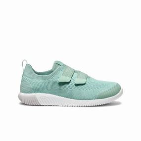 Ks Sneaker Big Kids' KNX Knit Double Strap  |  Granite Green/Lichen