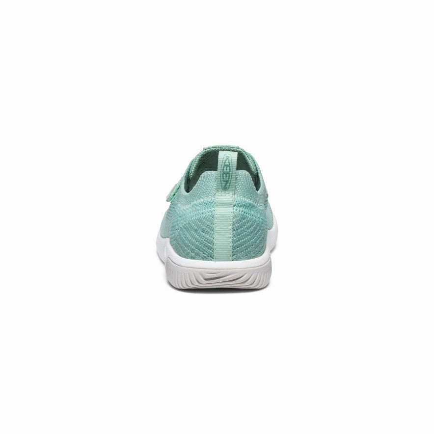Big Kids' KNX Knit Double Strap  |  Granite Green/Lichen Neon Sneaker