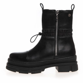 THE GAME BOOT LOW - BLACK Stiefel Mit Filz