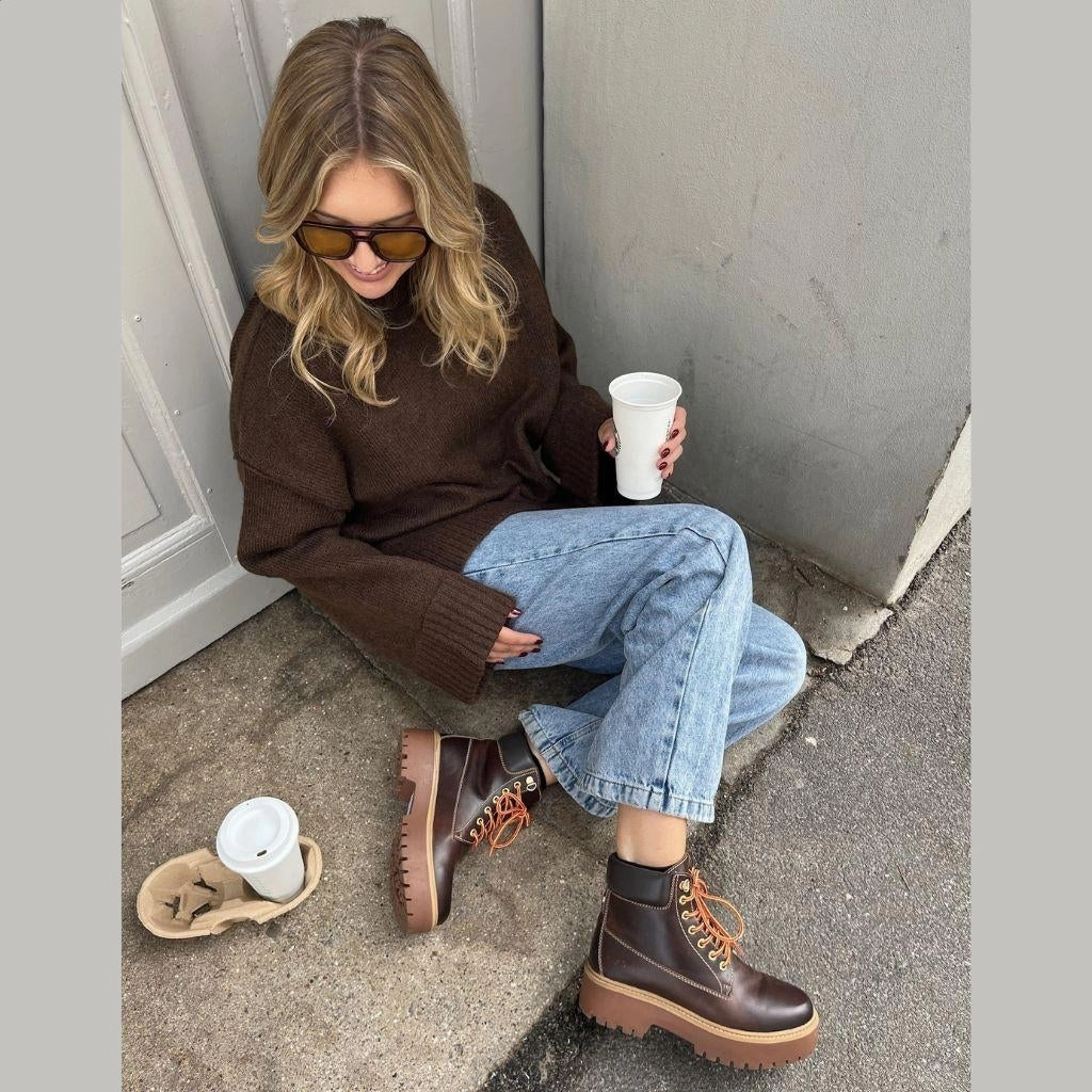 THE HIKE AND ME - BROWN Lässige Stiefel