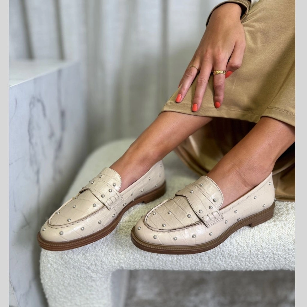 Buffalo Loafers THE PEARL SHOE BEIGE - GREY MORN (BEIGE)