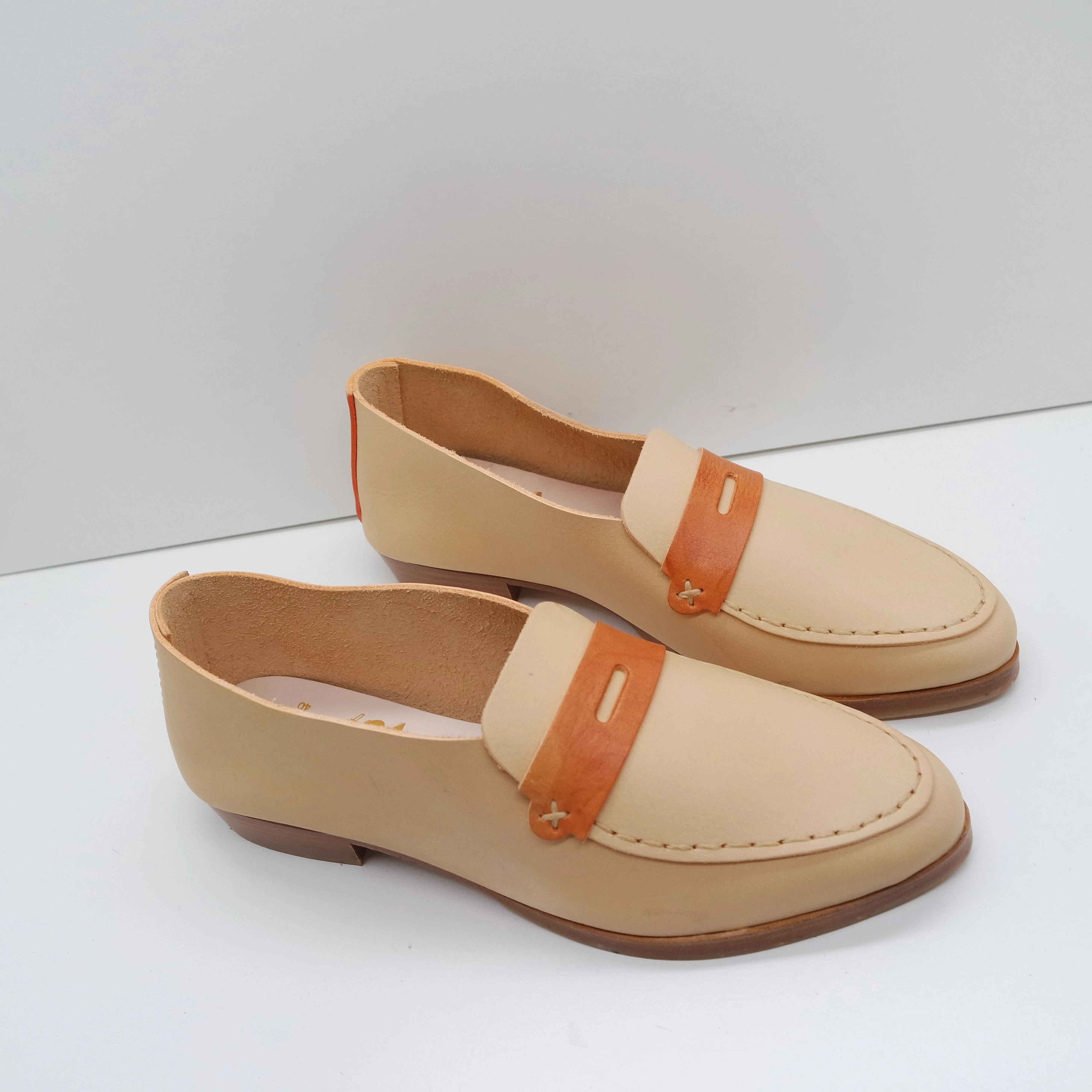 Hannover Loafers THE PENNY. BB BUTTER. BUTTER LAKE. TOAST MASK. UNDYED THREAD. 2CM