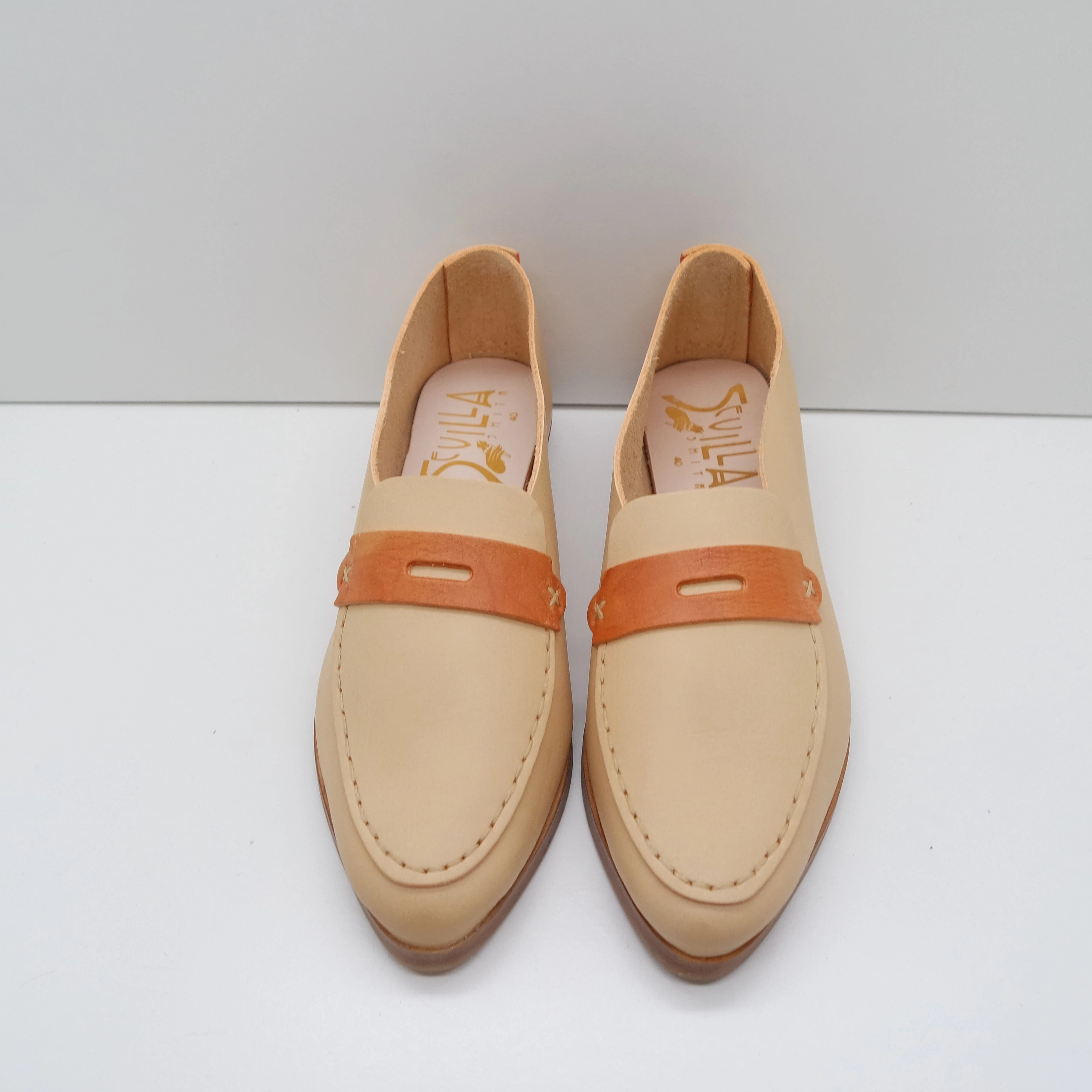 Officine Creative Opera Loafers THE PENNY. BB BUTTER. BUTTER LAKE. TOAST MASK. UNDYED THREAD. 2CM